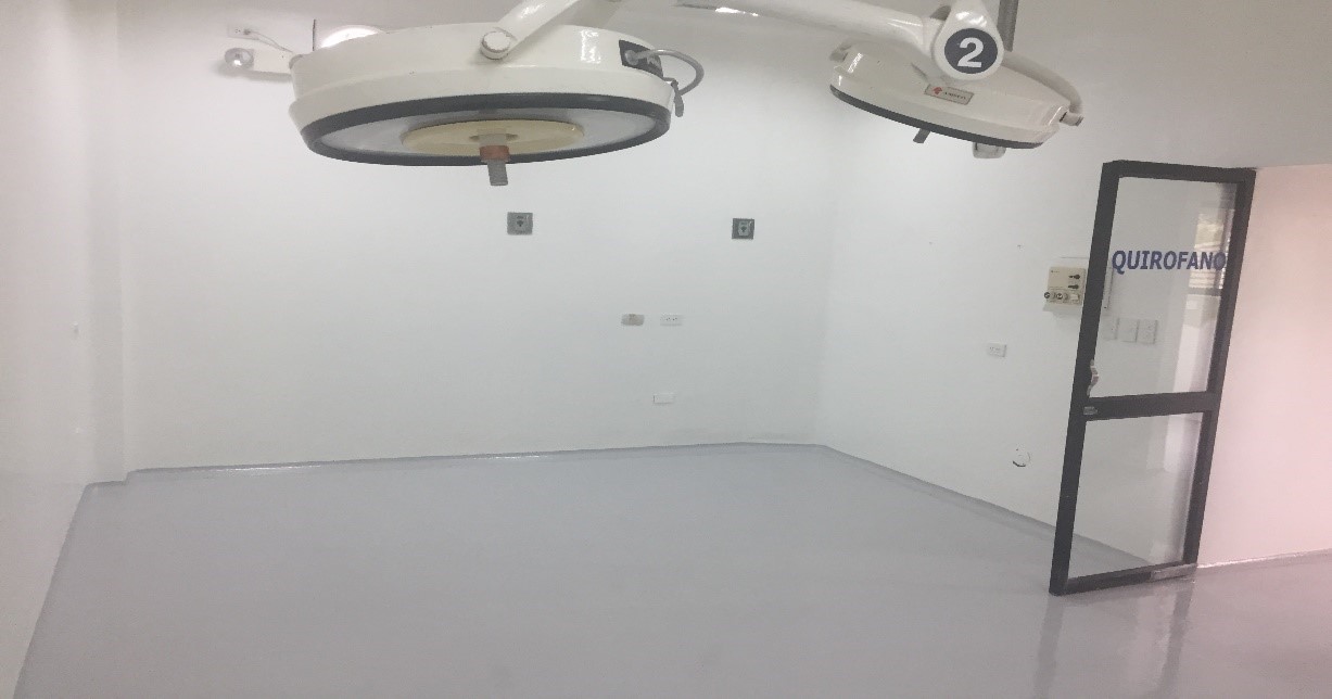 Pisos epóxicos hospitalarios y médicos