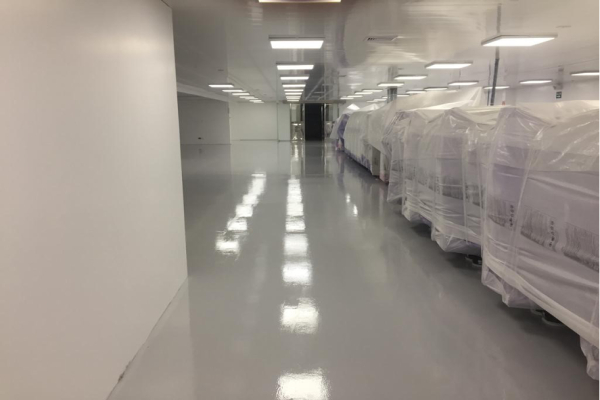 Piso Epoxico conductivo planta de tarjetas Quito